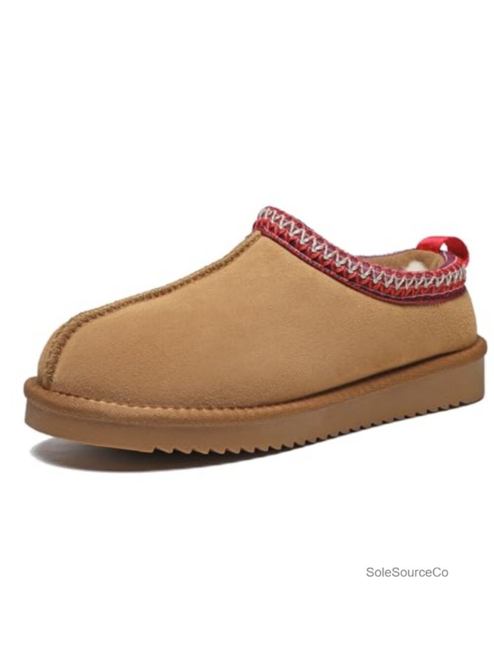 Women's Suede Faux Fur Slippers Winter Warm House Shoes with Anti-Slip Outsole
